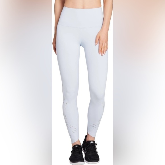 NWT CALIA Women's Power Sculpt Perforated 7/8 Leggings XSmall Halogen Blue - Picture 3 of 6